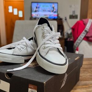 Harley-Davidson White and Black  Sneakers